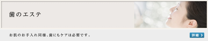 歯のエステ